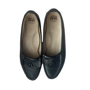 SAS Comfort Shoes Loafers Made in USA Black Women's Size 9.5